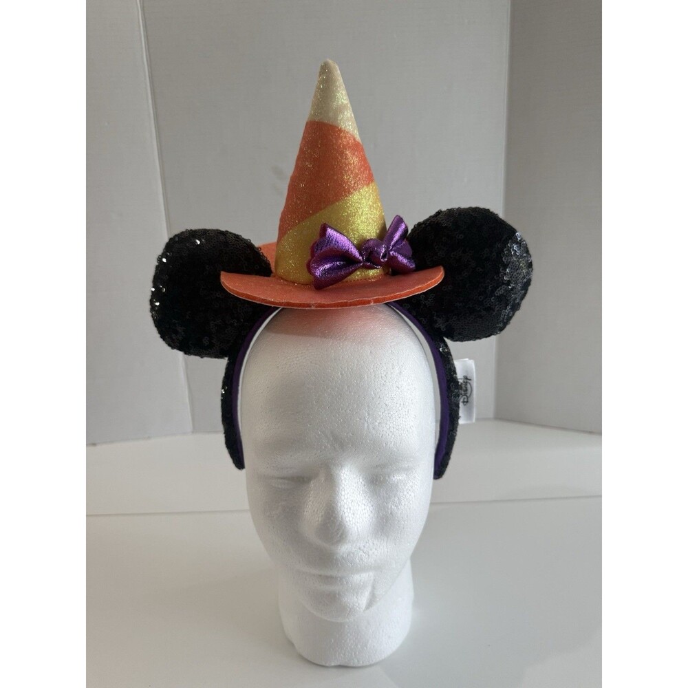 2020 Disney Parks Minnie Mouse Halloween Candy Corn Witch Hat Ears